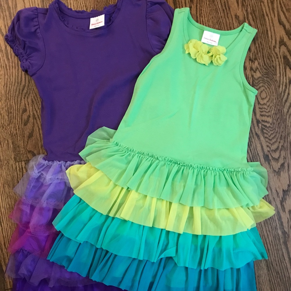 2 Hanna Andersson Ruffle Dresses